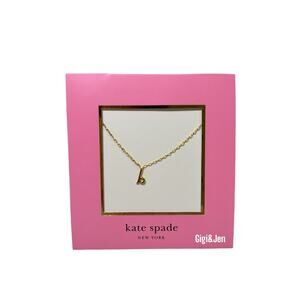 Kate Spade letter b pendant necklace new
